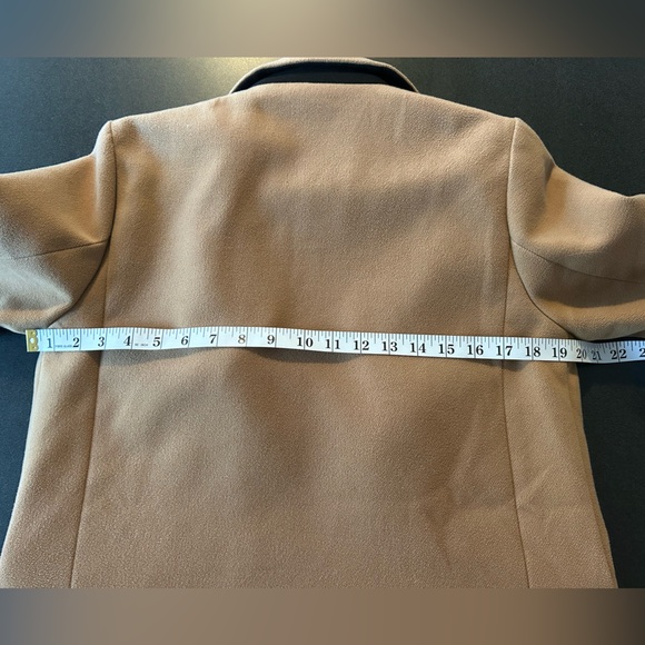 Vero Moda camel peacoat with leopard lining - Size M - Picture 4 of 4